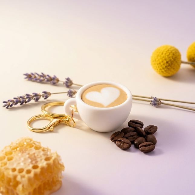 Mini Coffee Love Bag Charm