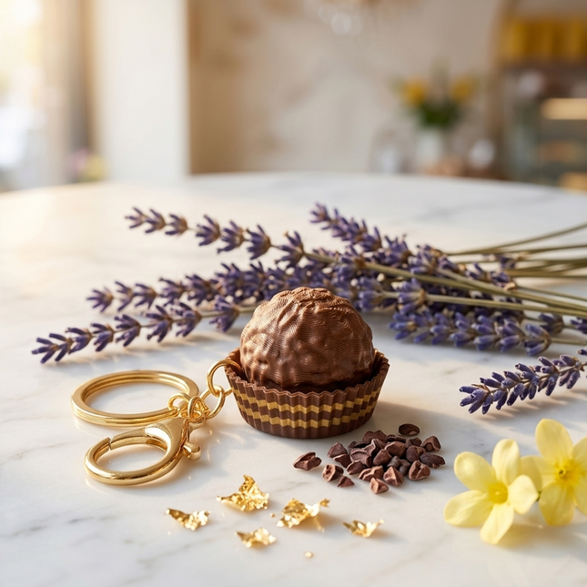 Brown Chocolate Bag Charm