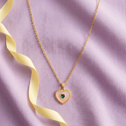 Heart Stone Necklace
