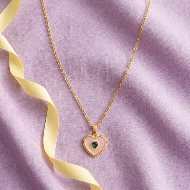Heart Stone Necklace