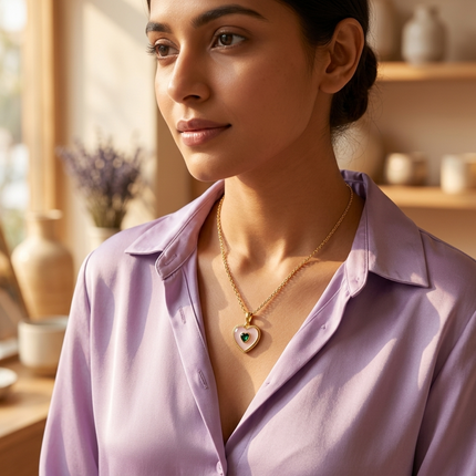 Heart Stone Necklace
