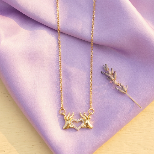 Heart Antler Necklace