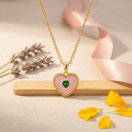 Heart Stone Necklace