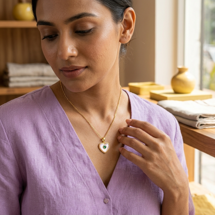 Heart Stone Necklace