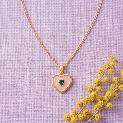 Heart Stone Necklace
